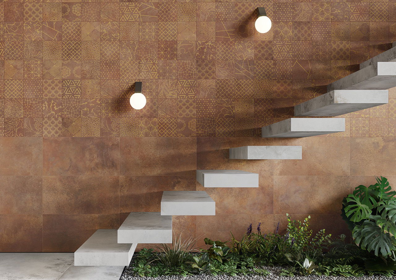 alchemy copper deco tiles