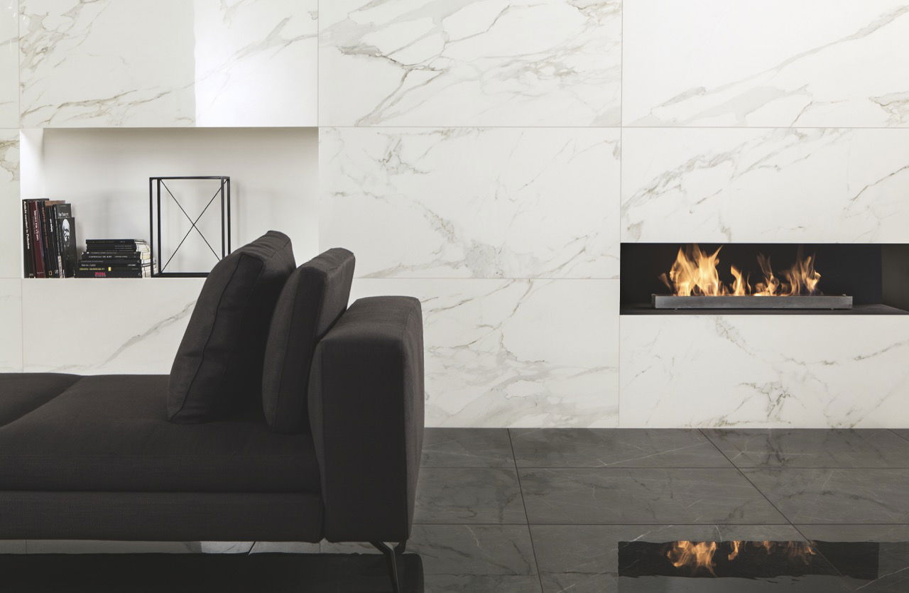 graphite marble tiles