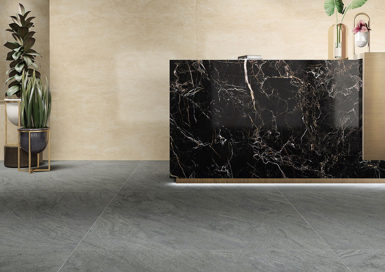 nero atlante marble lobby