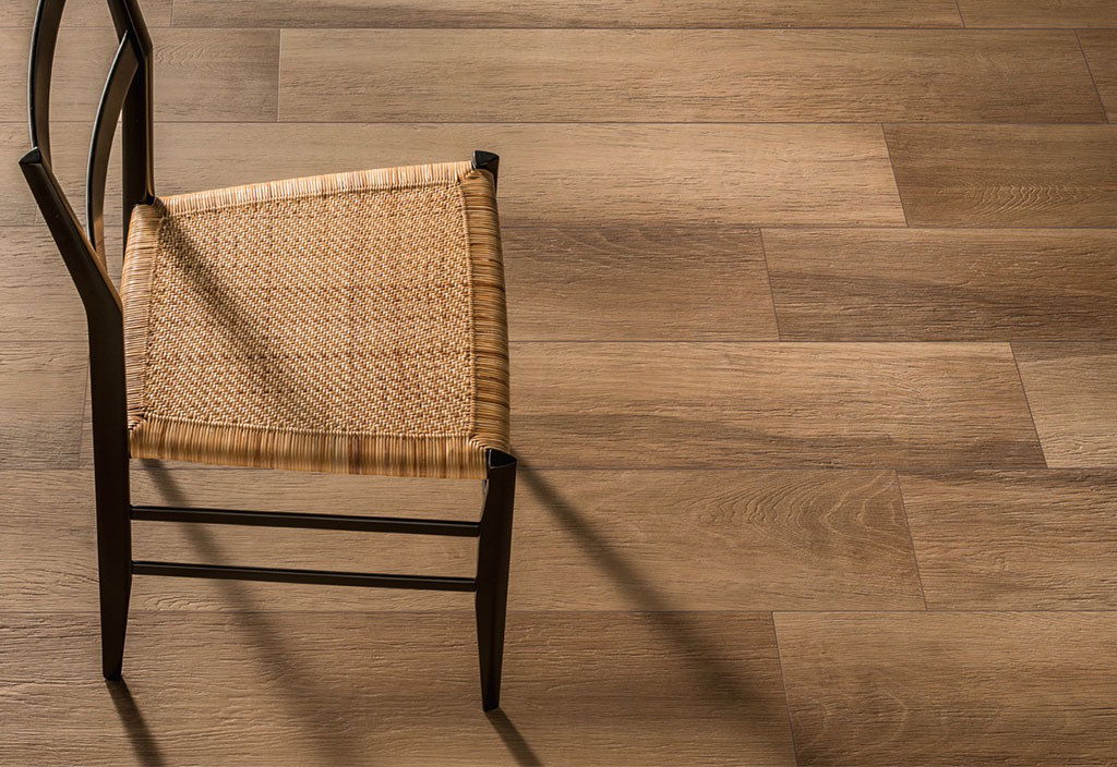 walnut timber porcelain tile