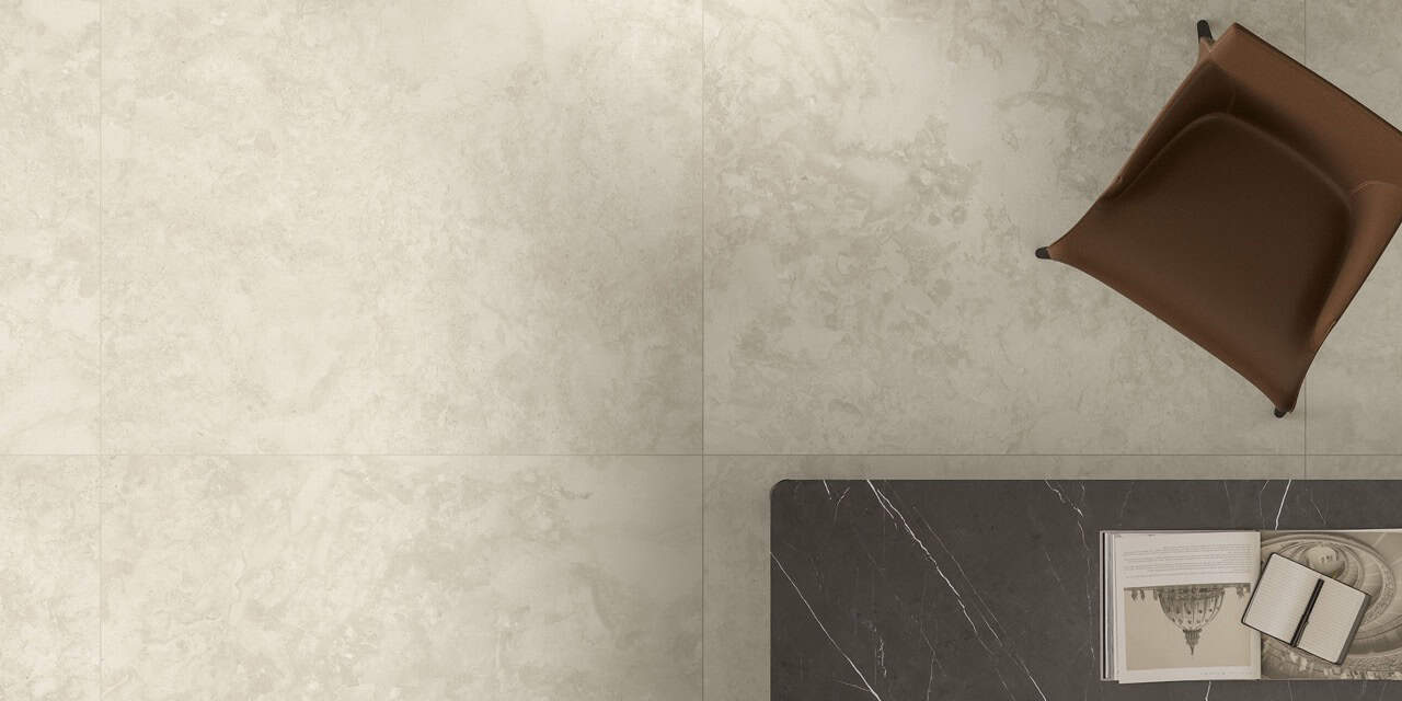 Portraits Erice 120x120 Matt; Portraits Erice 120x278 Matt; Anima Graphite Silk (Slider)