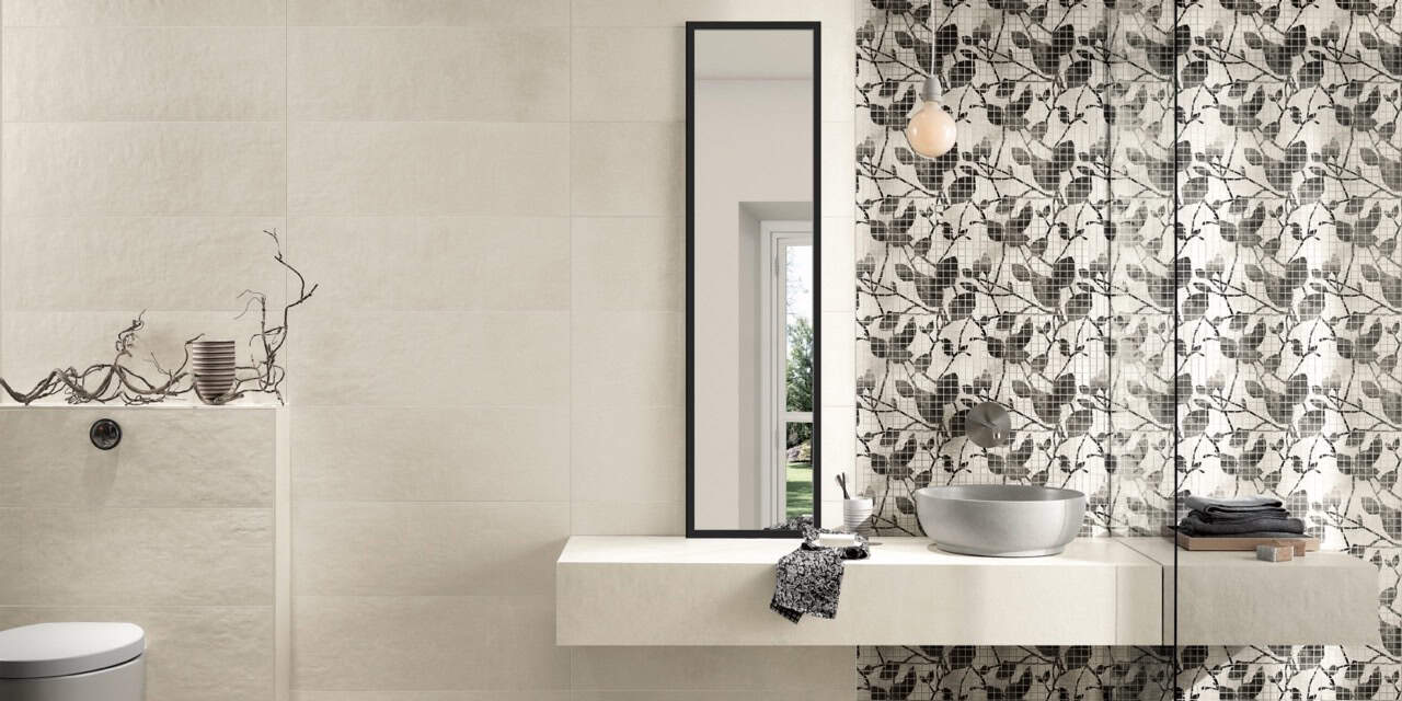 Maku Light 25x75; Fap Mosaici Ramage White 30.5x30.5 (Slider)