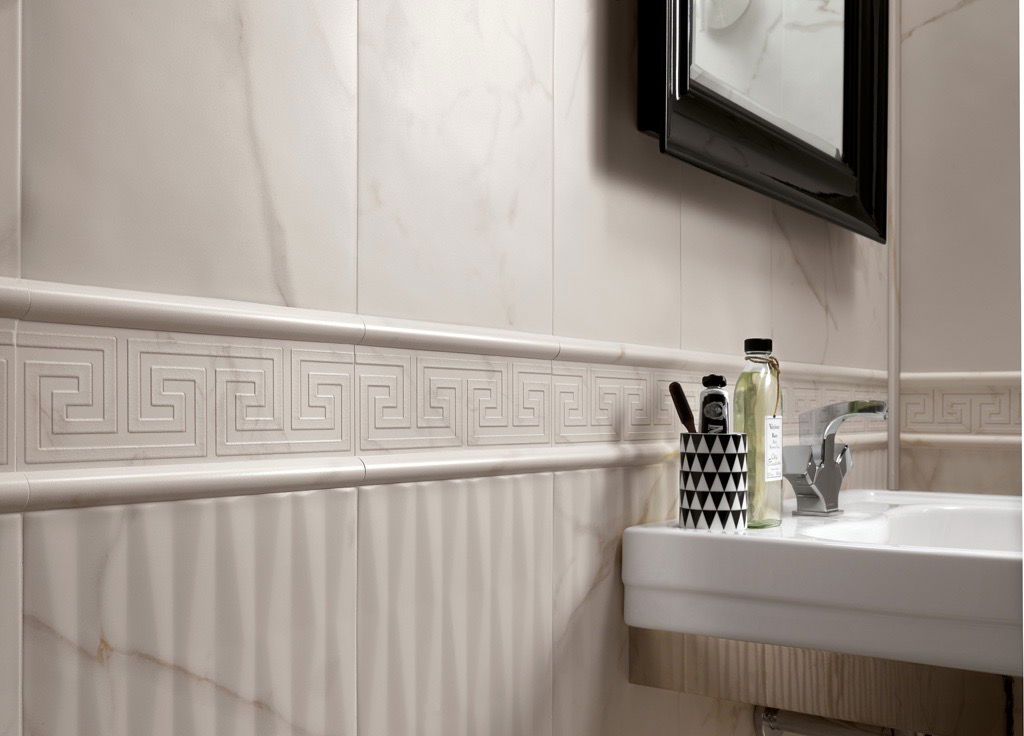 roma calacatta marble bathroom tiles