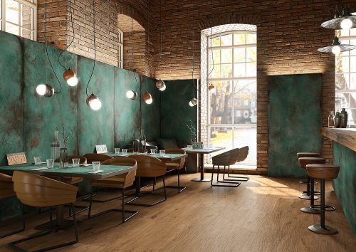 mint restaurant timber tiles