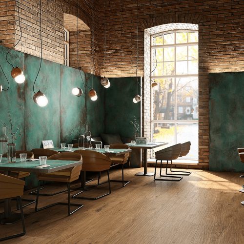 mint restaurant timber tiles