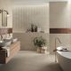 beige stone bathroom tiles