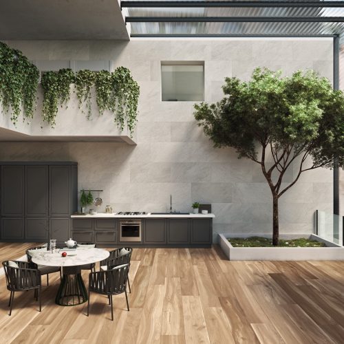 stone timber tiles