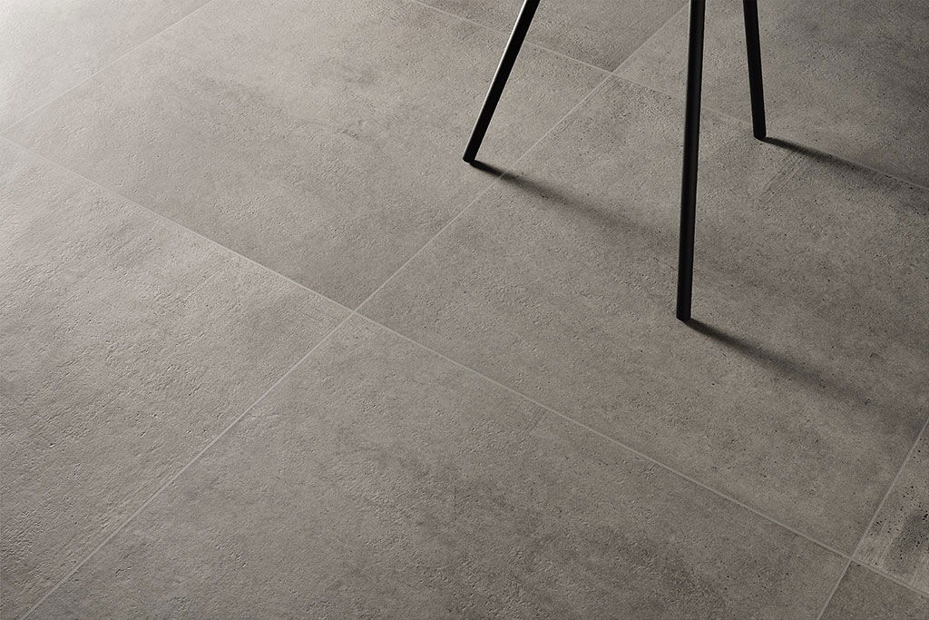 dark concrete tiles