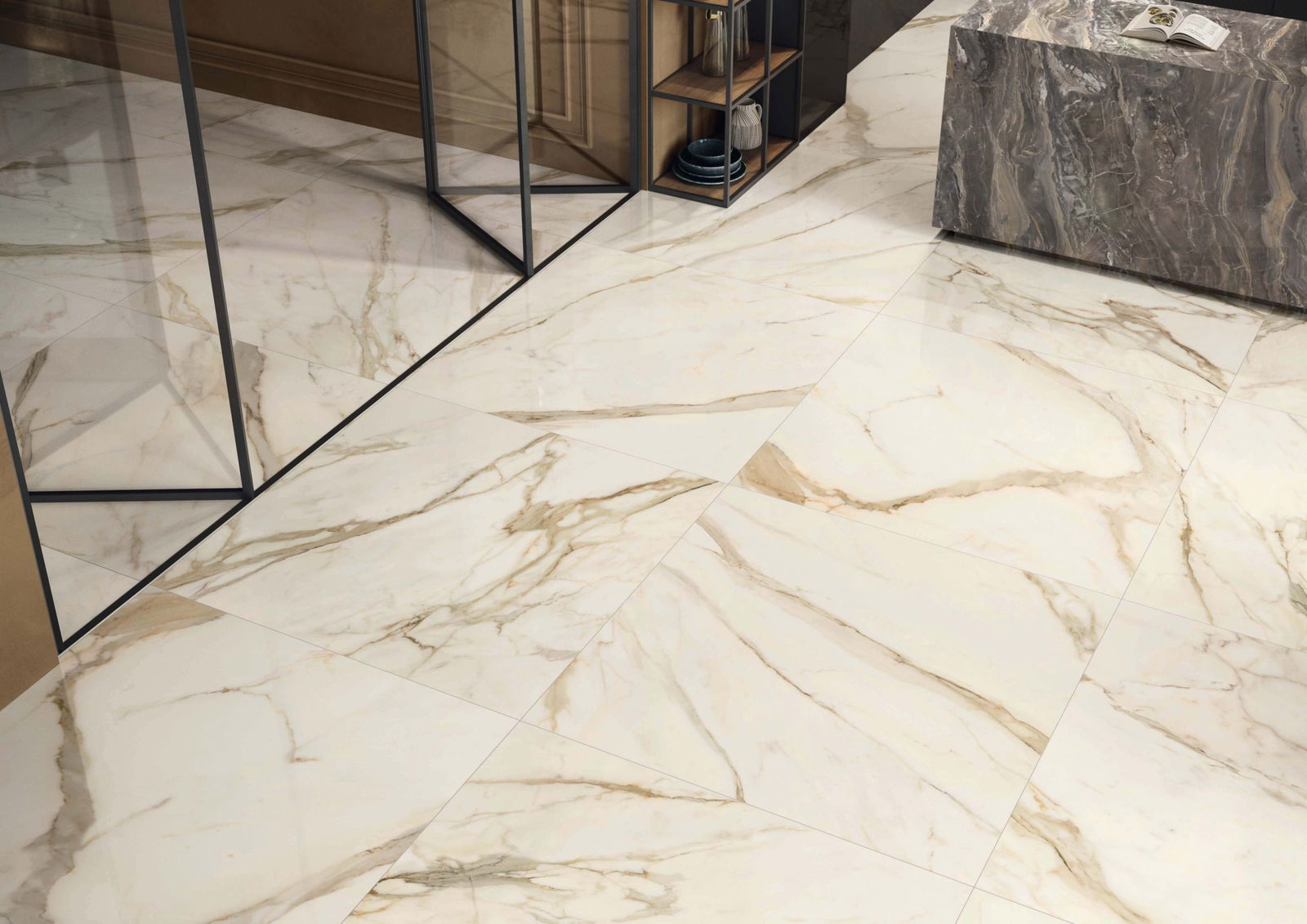 anima futura calacatta kitchen