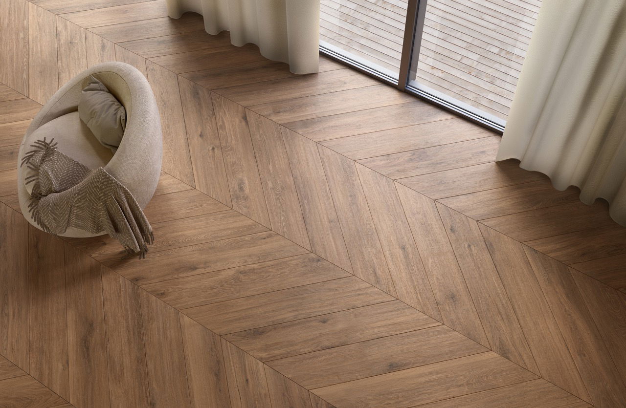 peace chevron floors