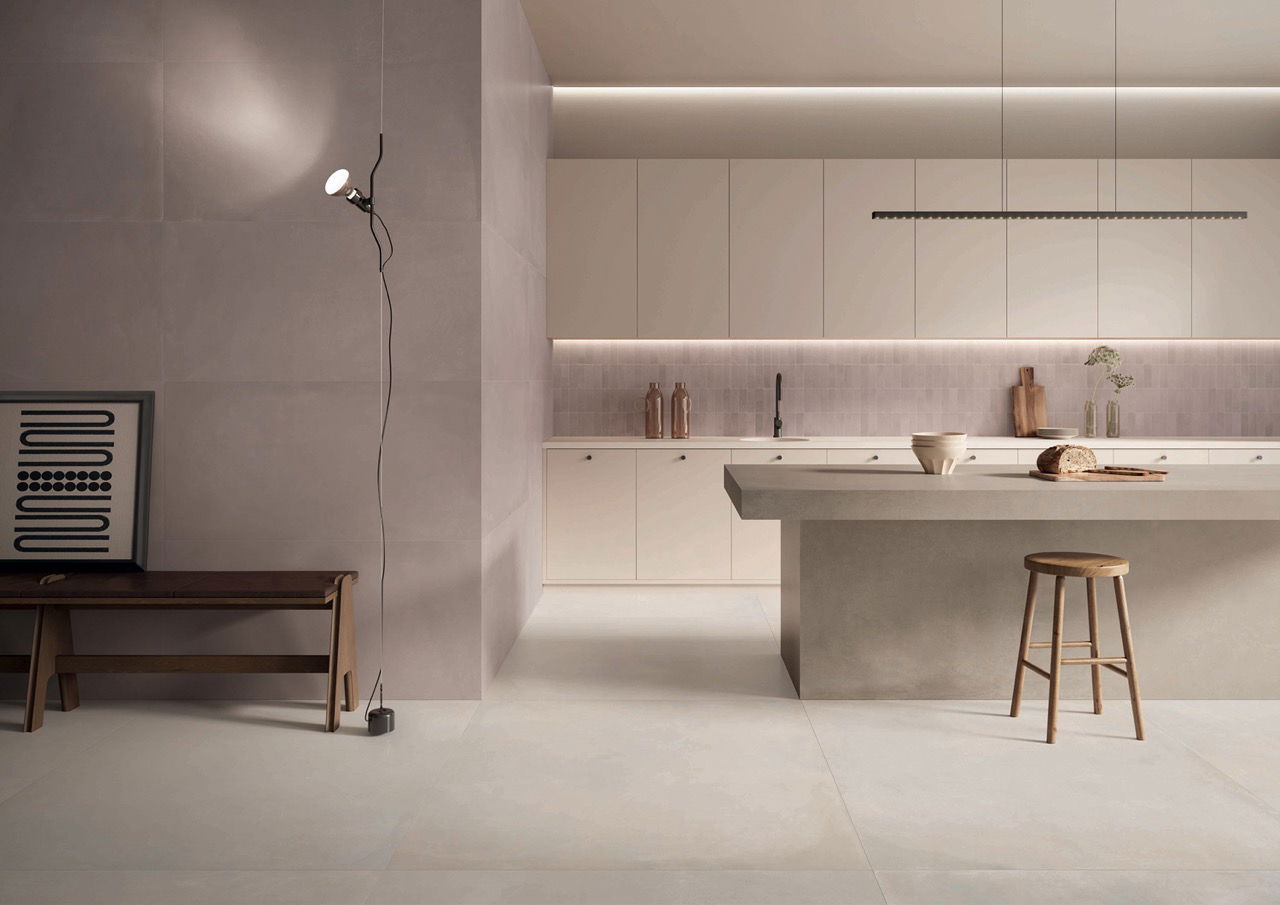concrete kitchen tiles