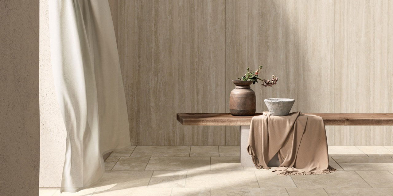 Iconica Classico Contro Rustic 29x59/59x59 Matt; Iconica Classico Verso 120x278 Matt (Slider)