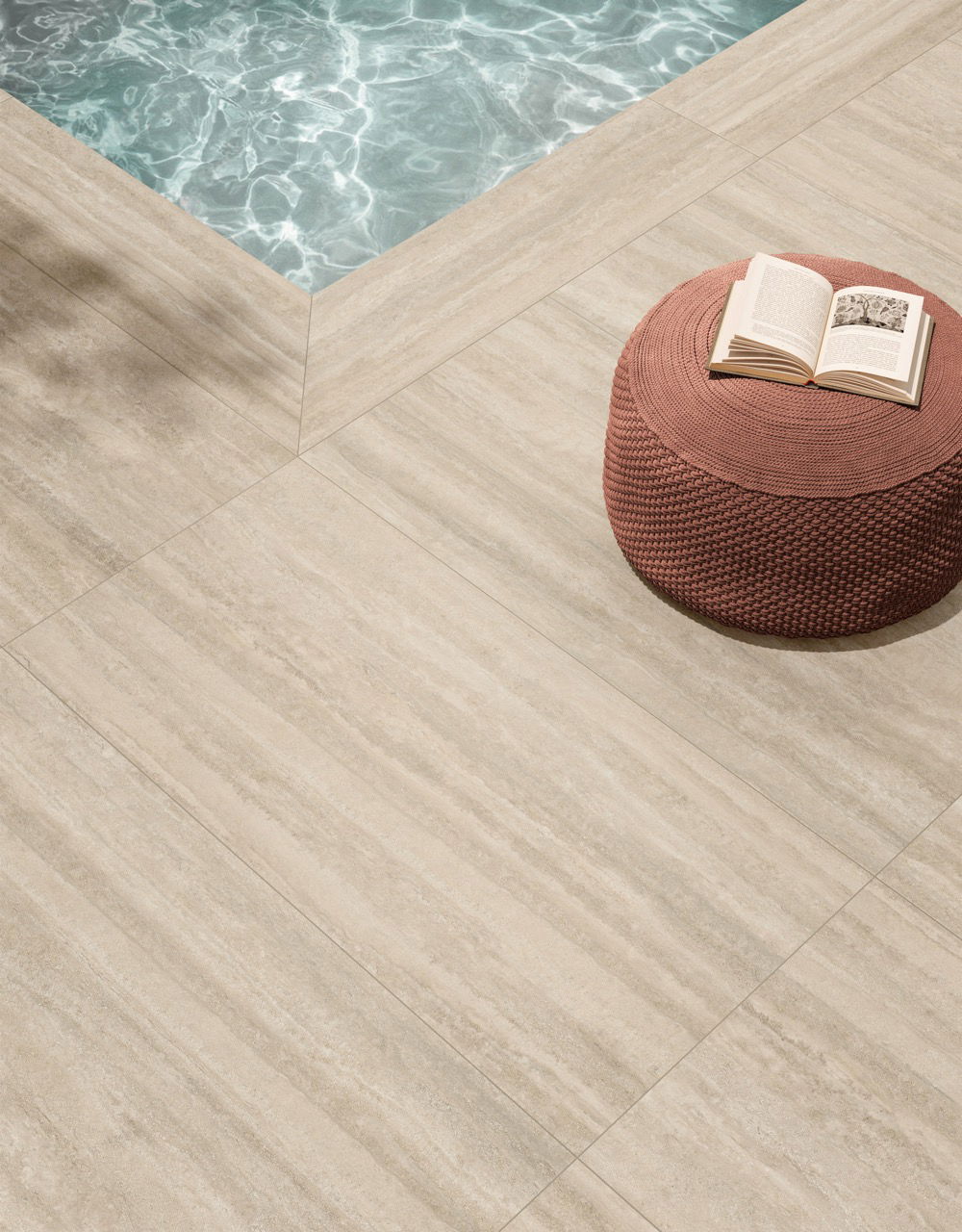 travertine pool