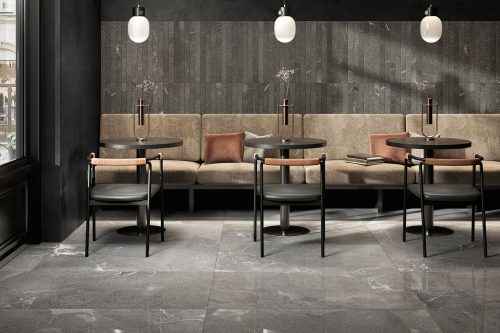 stone-look porcelain tile