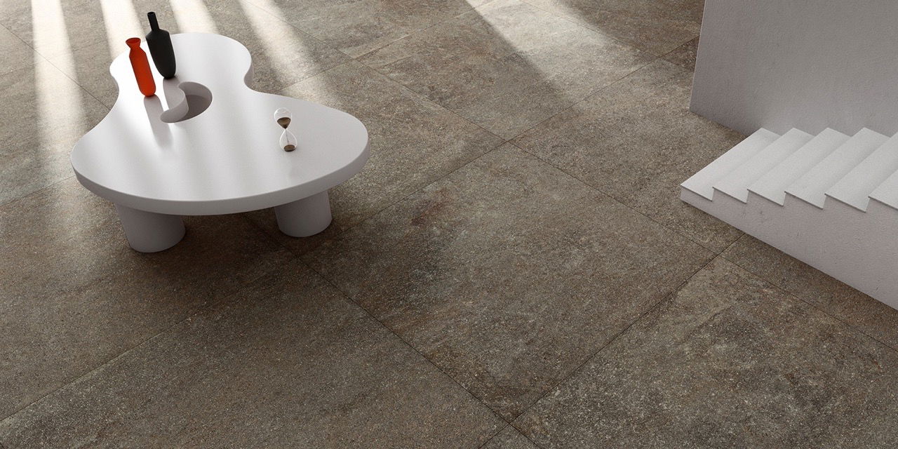 Shapes of Italy Lavis 120x120 Matt; Join Spice Deco 120x278 (Slider)