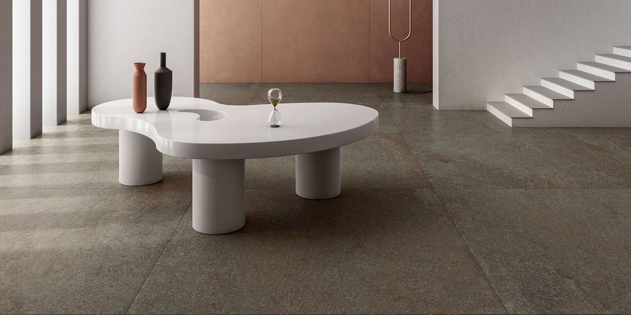 Shapes of Italy Lavis 120x120 Matt; Join Spice Deco 120x278 (Slider)